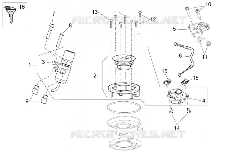 Lock hardware kit