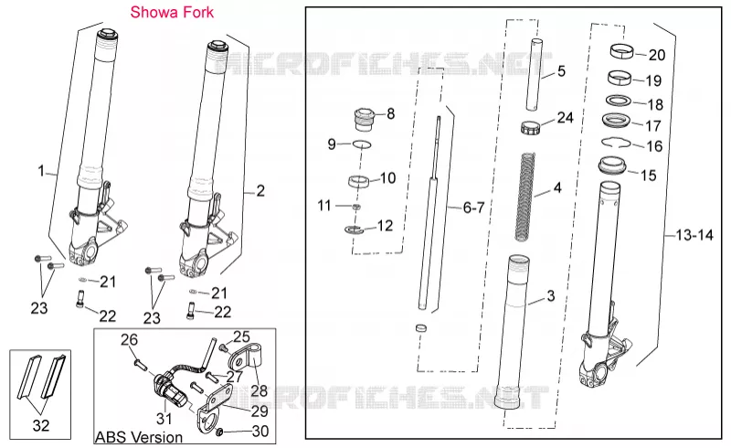 Front fork 
