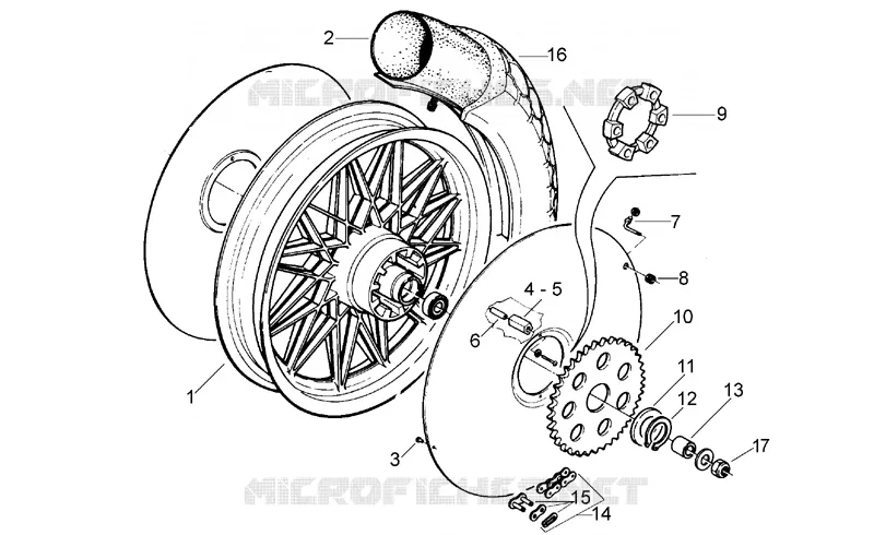 Rear wheel