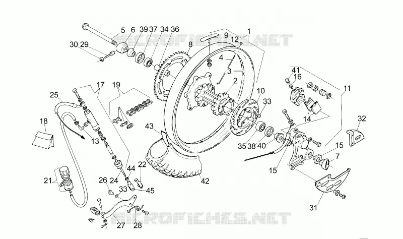 Rear wheel