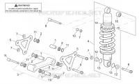 Connecting rod - rear shock abs.