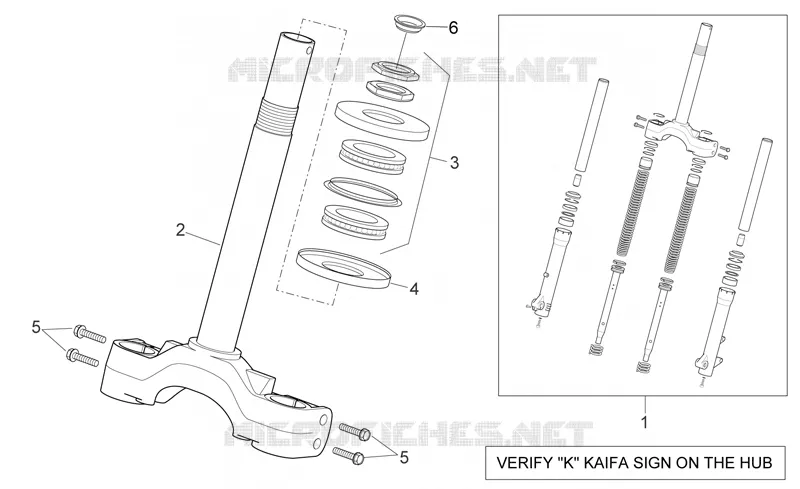 Front fork - Stem base