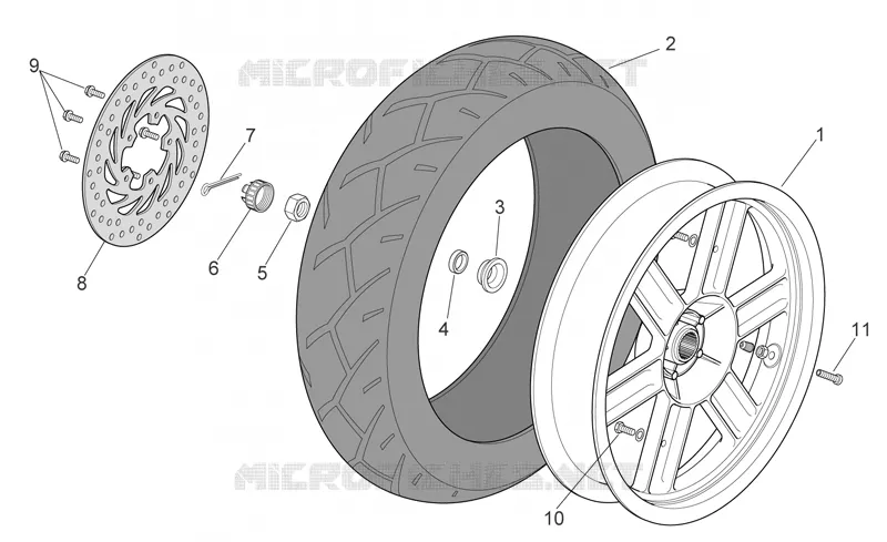 Rear wheel