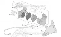 Rear brake caliper