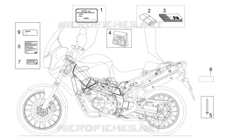 Decal and plate set