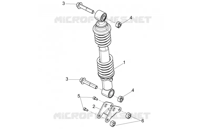 Rear shock absorber