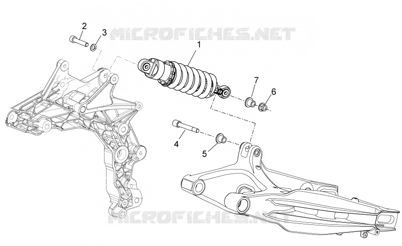 Rear shock absorber