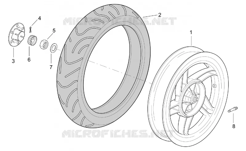 Rear wheel