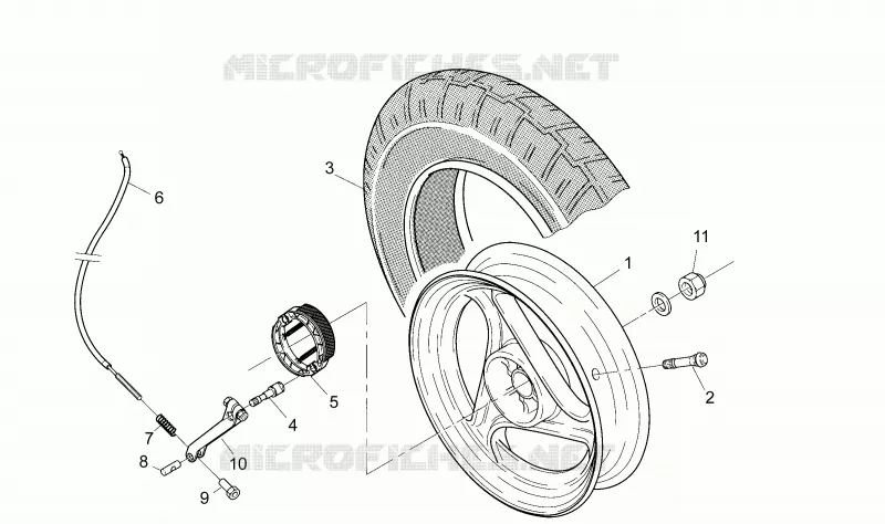 Rear wheel