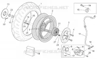 Rear wheel - disc brake