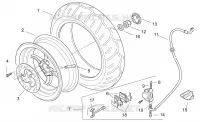 Rear wheel - disc brake