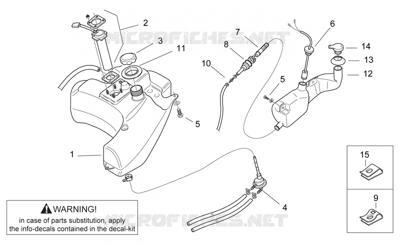 Oil and fuel tank