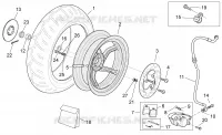 Rear wheel - disc brake