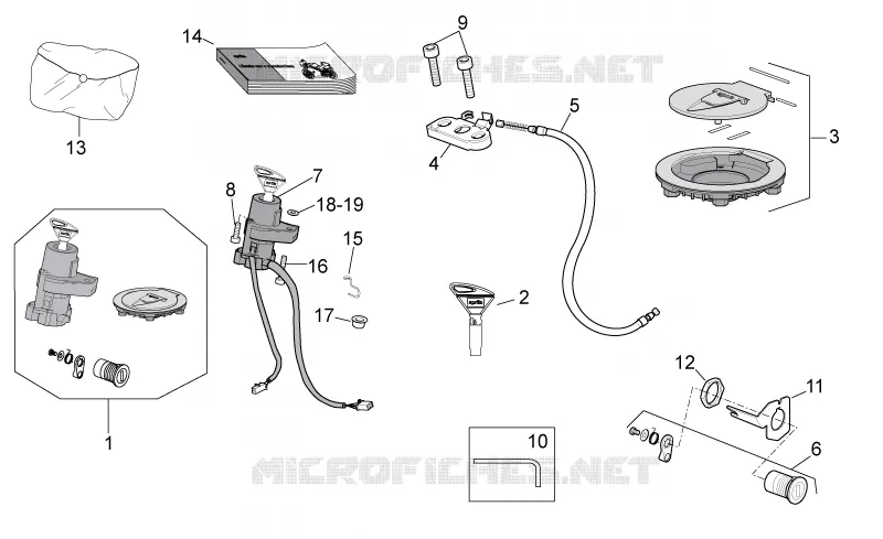 Lock hardware kit