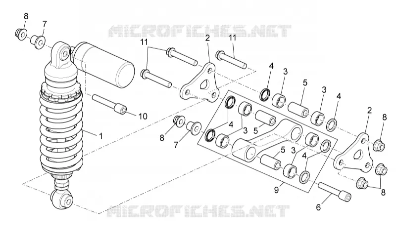 Rear shock absorber
