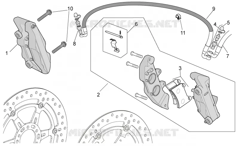 Front brake caliper