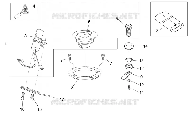 Lock hardware kit