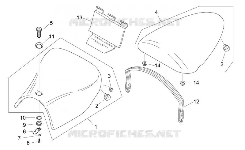 Saddle unit