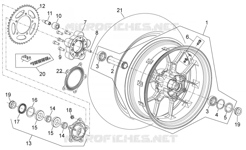 Rear wheel