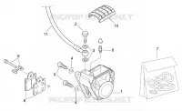 Rear brake caliper