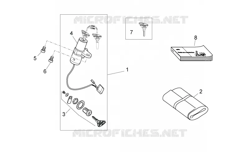 Lock hardware kit
