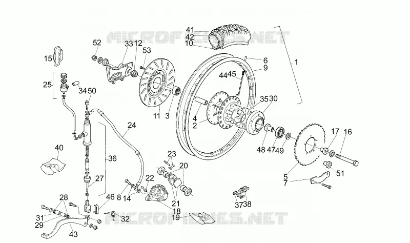 Rear wheel