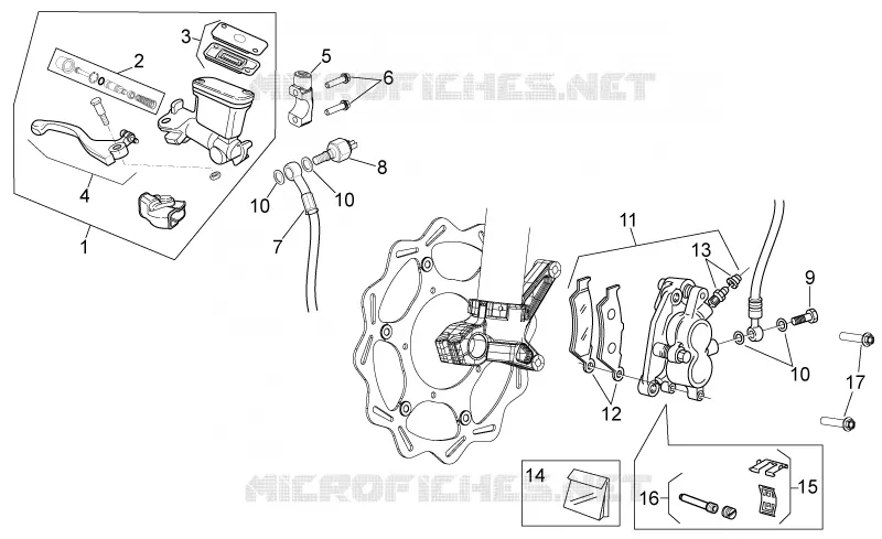 Front brake system