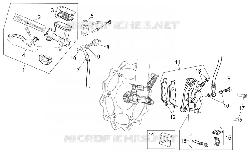 Front brake system I
