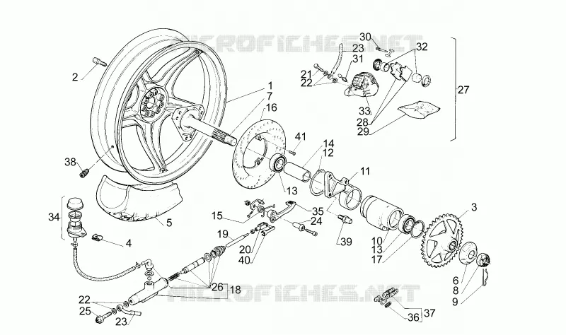 Rear wheel