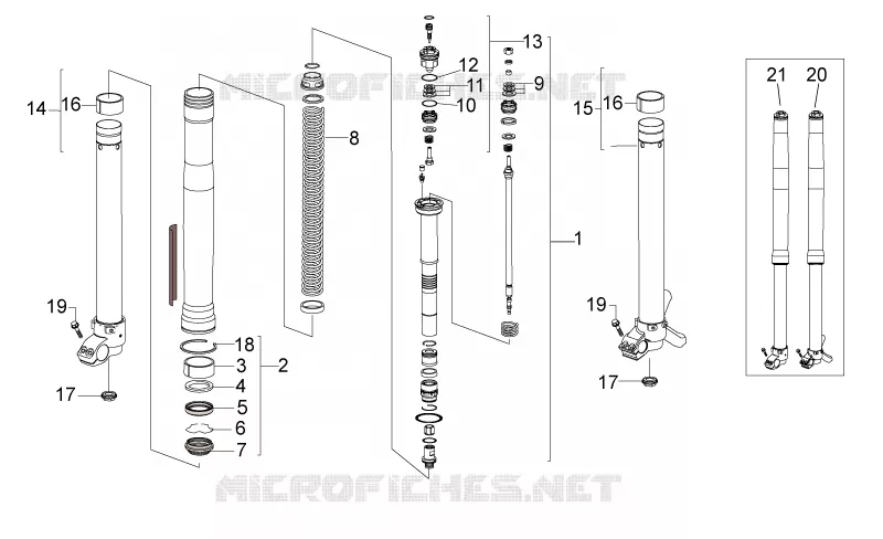 Front fork I
