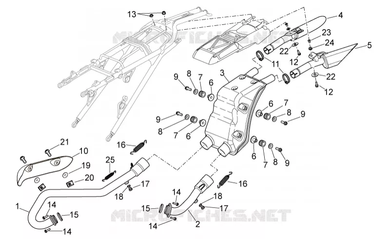 Exhaust unit