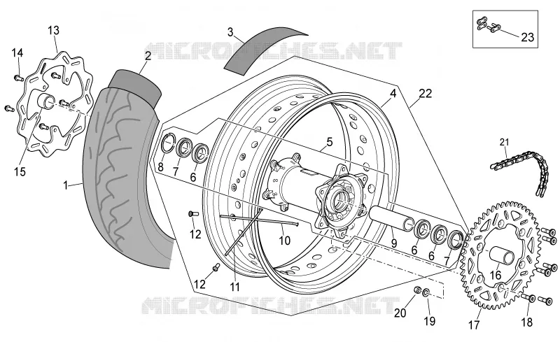 Rear wheel II