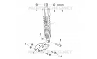 Rear shock absorber