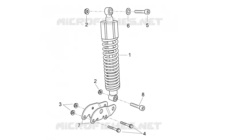 Rear shock absorber