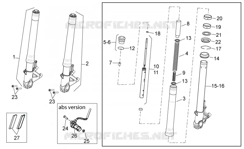 Front fork 