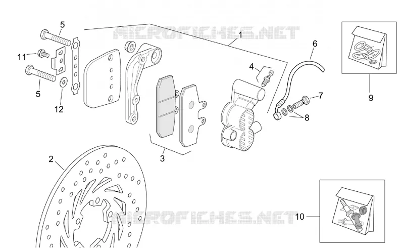 Front brake caliper