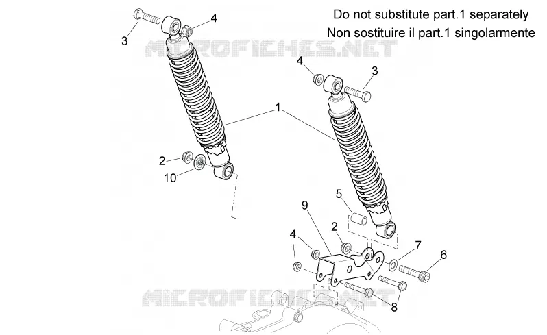 Rear shock absorber
