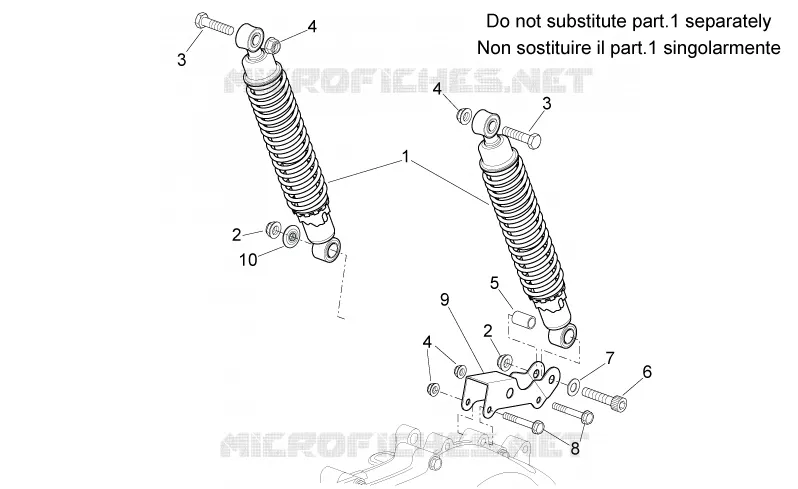 Rear shock absorber