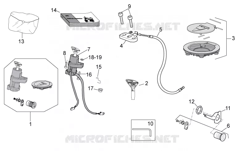Lock hardware kit