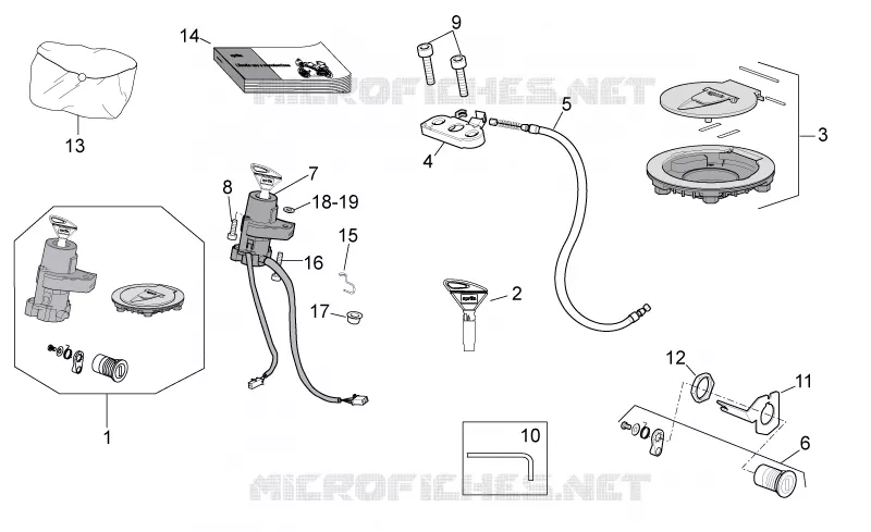 Lock hardware kit