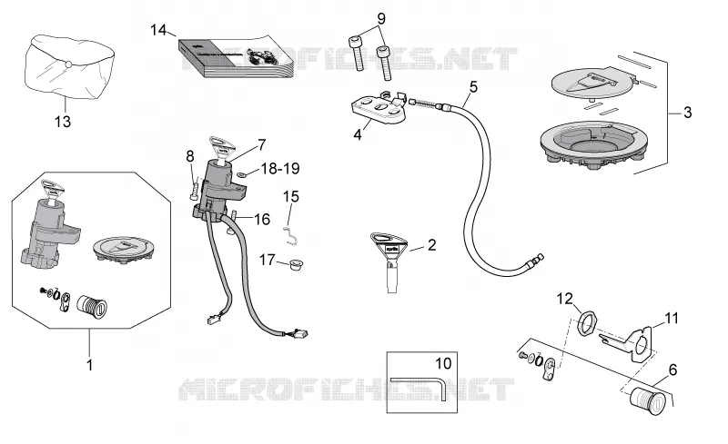 Lock hardware kit