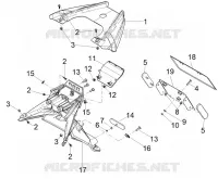 Rear cover - Splash guard