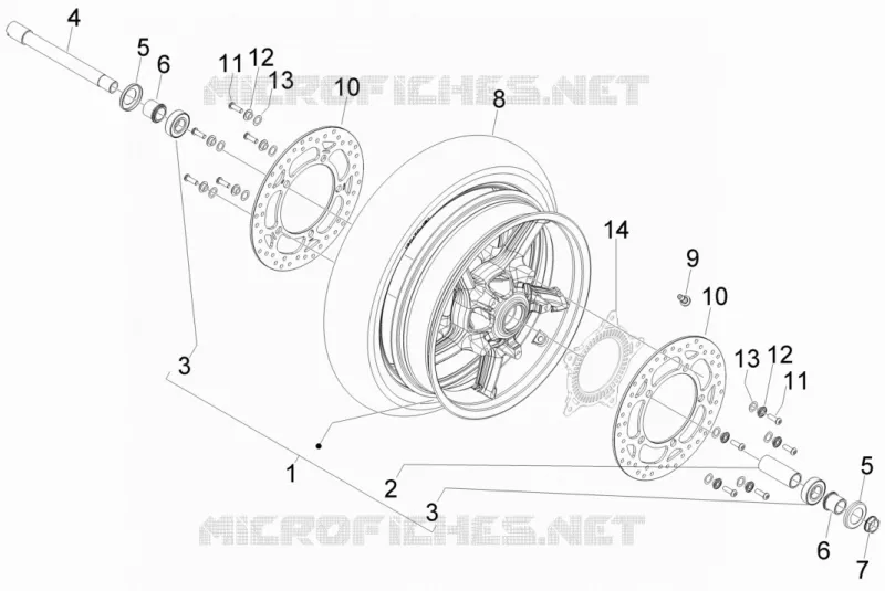 Roda dianteira