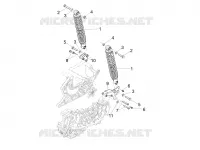 Rear suspension - Shock absorber/s