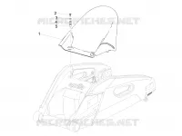Rear mudguard