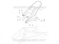 Rear mudguard