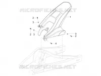 Rear mudguard