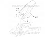 Rear mudguard