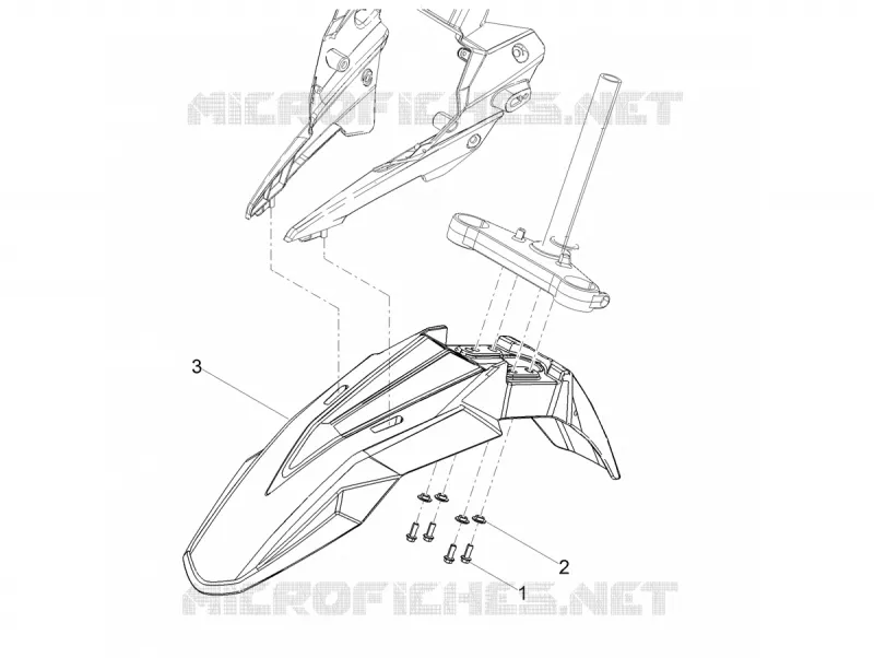 Front mudguard-Puntale